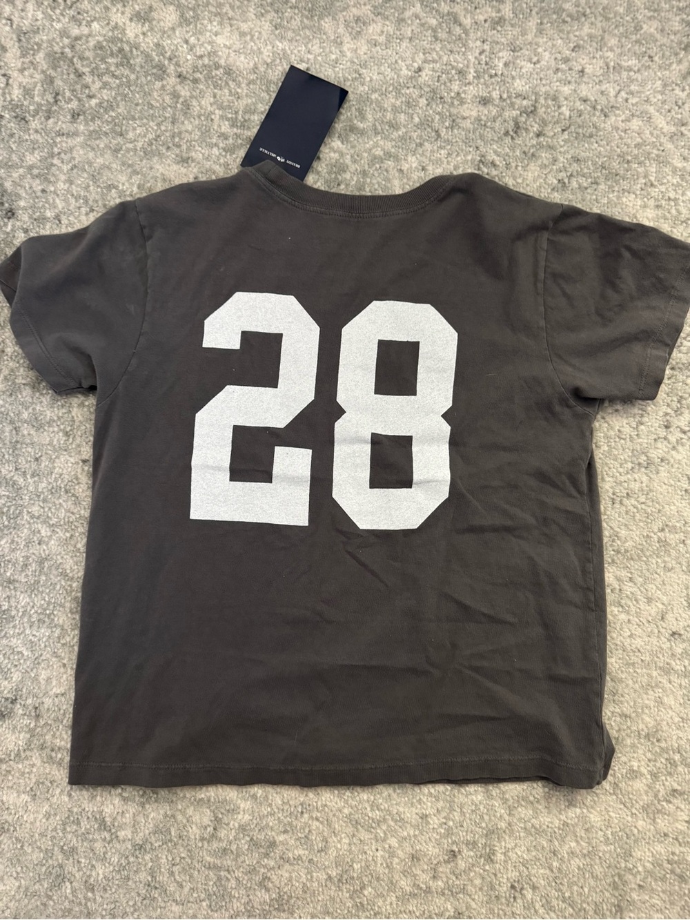 Brandy Melville Charcoal Pocket Tee - Picture 3 of 3